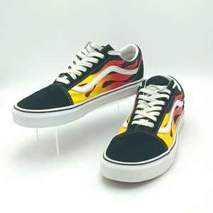 Vans Flame Old Skool Unisex Sneaker Men's 9 - Women's 10.5